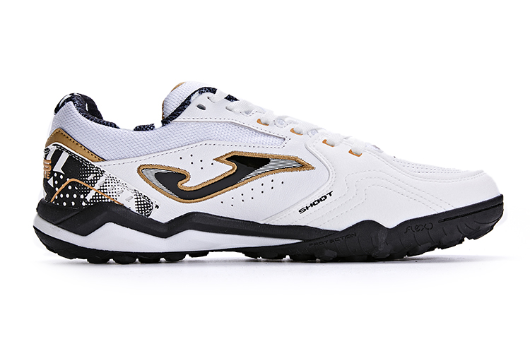 Joma TF Turf Slip Resistant Abrasion Resistant Slip Resistant Abrasion Resistant Soccer Shoes Men’s White
