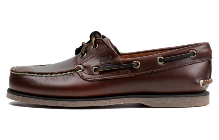 Мужские туфли Timberland Classic Boat (коричневые)