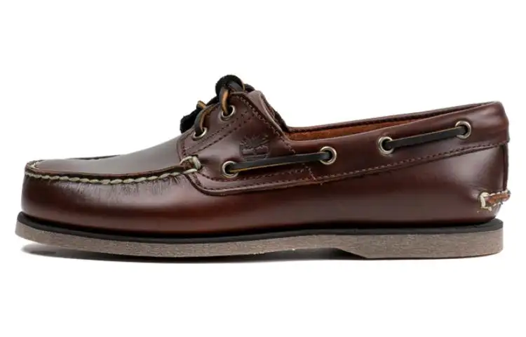 Timberland 2 Eye Lug Handsewn Boat Shoe 'Brown'