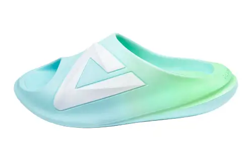 PEAK Taichi Chubby Slippers Sports Slippers Unisex Blue And White Porcelain Green