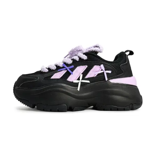 Adidas Originals OZGAIA Slip Resistant, Abrasion Resistant, Height Increasing Low top Casual Shoes Women's Black Purple