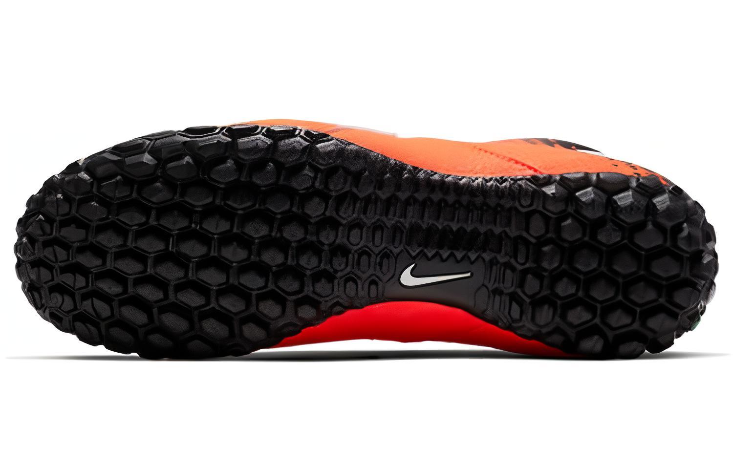 Бутсы Nike Bombax (оранжево-черные) — фото 6