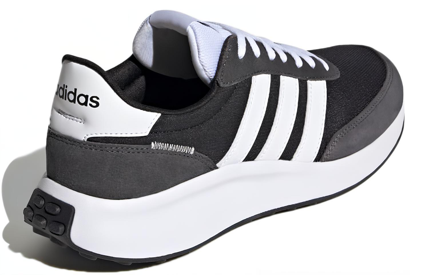 Мужские кроссовки adidas neo Run 70S (черные) — Чёрный — фото 4