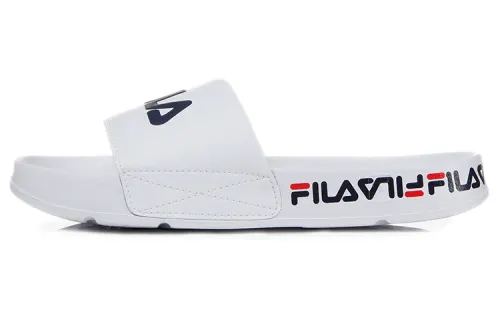 FILA Drifter Slide Slippers Unisex White/Black/Red