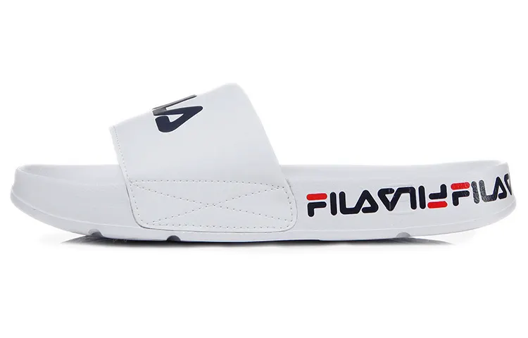 FILA Drifter Slide Slippers Unisex White/Black/Red