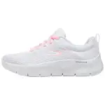 Skechers Go Walk Fle Abrasion Resistant Low top Casual Shoes Women's White Pink