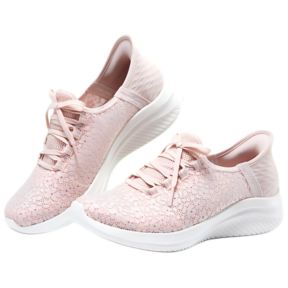 Skechers Ultra Flex 3.0 Breathable And Lightweight Low top Casual Shoes Women’s Pink