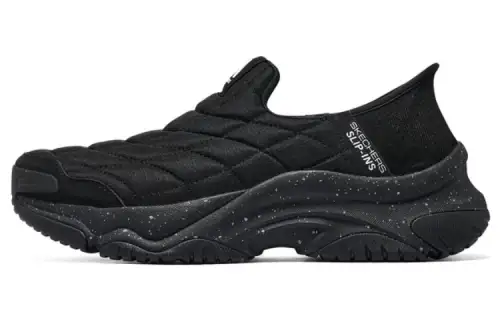 Skechers Hands Free Slip Ins Versatile Abrasion Resistant Low top Casual Shoes Men's Black