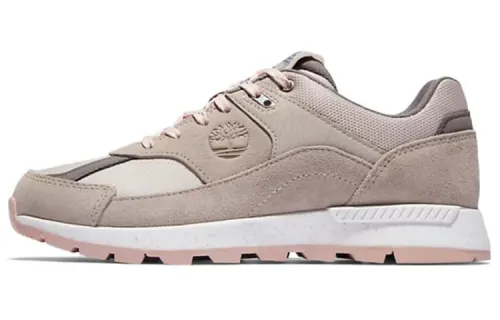Timberland Field Trekker Casual Shoes Women's Low Top Gray Pink