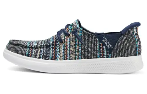 Skechers Slip Ins Penetration Technology Fabric Low top Casual Shoes Women's Marine Blue