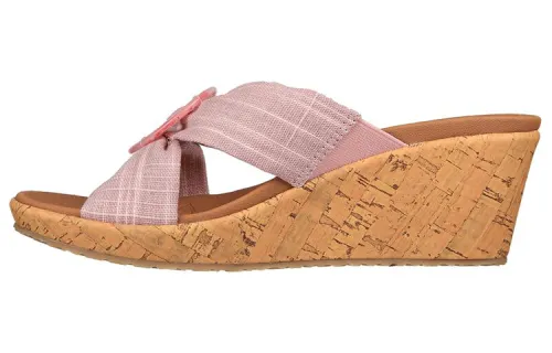 Skechers Slide Slippers Women's Pink/Brown
