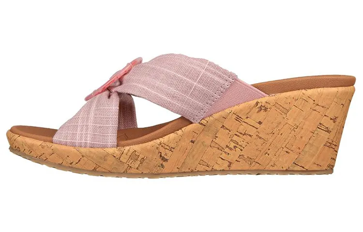 Skechers Slide Slippers Women's Pink/Brown