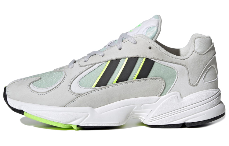 Adidas Originals Yung 1 Cushioning Low top Casual Shoes Unisex Gray Black Green