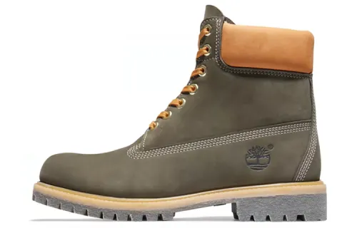 Timberland Combat Boots Men's Dark Green