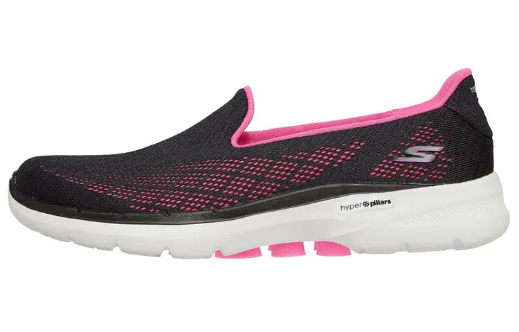 Skechers GOwalk 6 Cosmic Force Loafers Black/Pink Women's