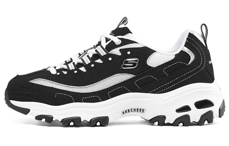 Skechers Dlites 1.0 'Black White' Women's