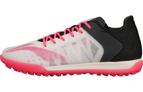 Li Ning TF Turf Artificial Turf Synthetic Leather Coverage Soccer Shoes Men's White Black Pink