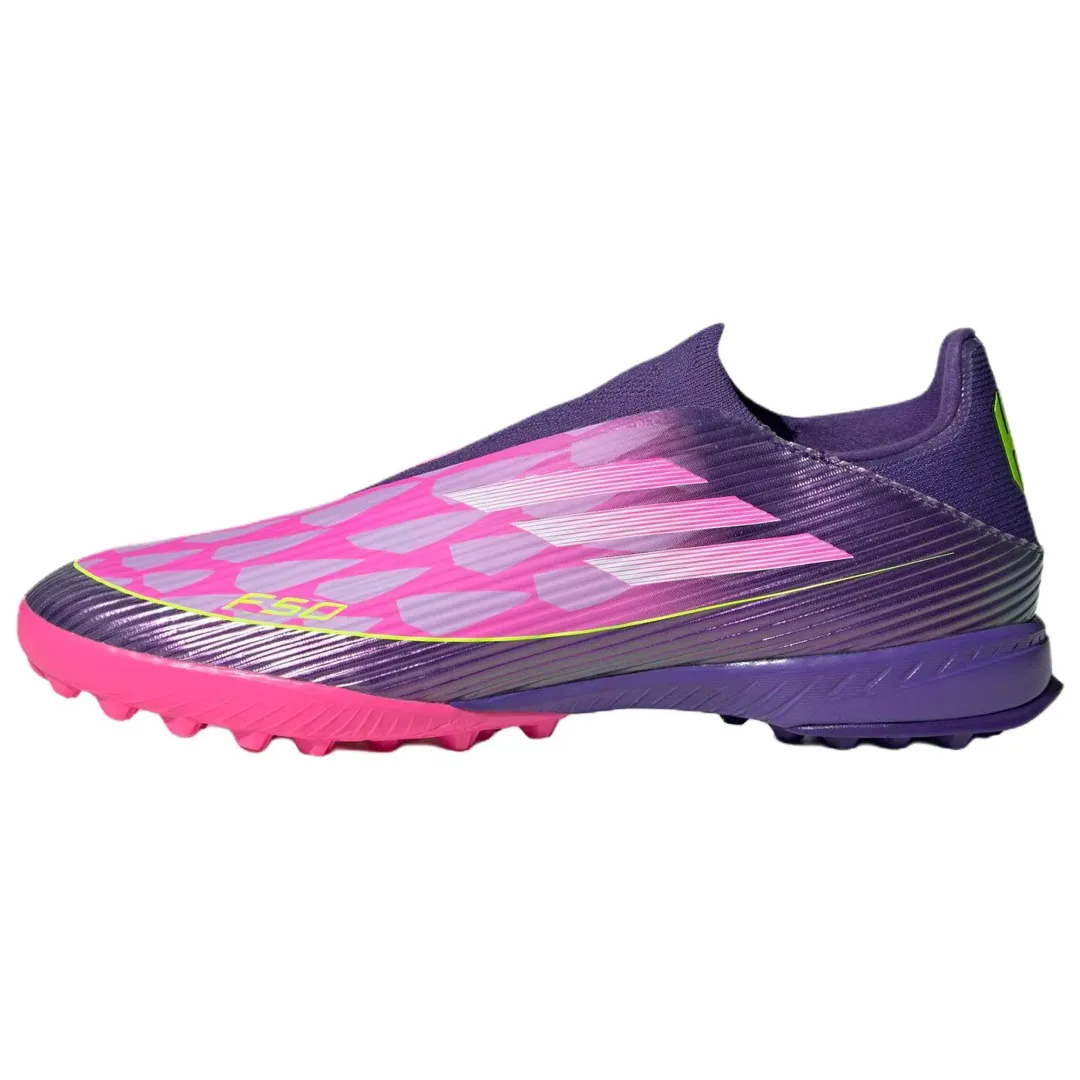 Lamine Yamal x Adidas F50 League Soccer Shoes Unisex Eggplant Purple