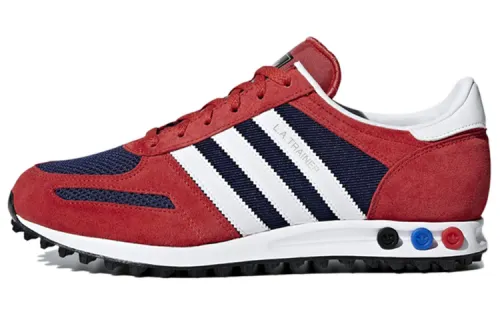 Adidas Originals LA Trainer Abrasion Resistant Low top Casual Shoes Men's Red Blue