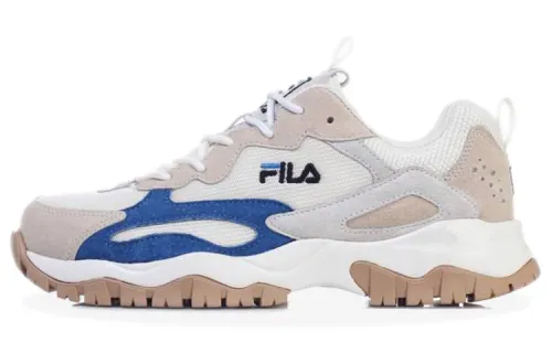FILA Low top Casual Shoes Unisex Beige Blue