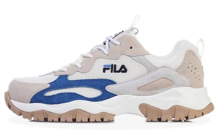 FILA Low top Casual Shoes Unisex Beige Blue