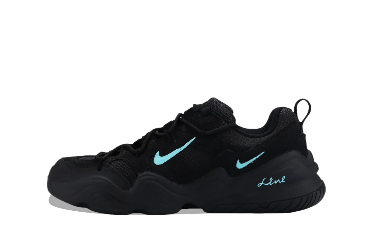 Nike Tech Hera Green Cushioning Height Increasing Low top Casual Shoes Unisex Black Green
