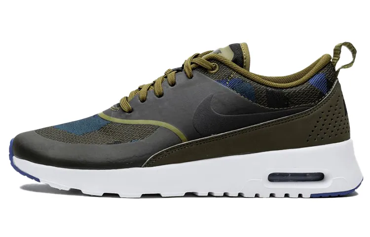 Nike Air Max Thea Cushioning Abrasion Resistant Lightweight Low top Casual Shoes Men's Olive Green