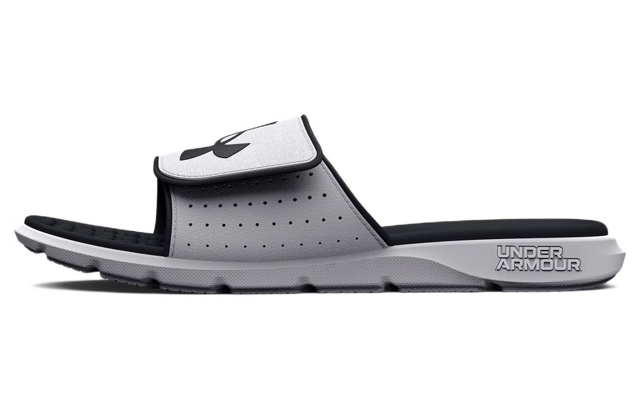 Мужские шлепанцы Under Armour ignite 7 (черно-белые)