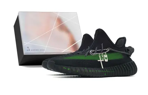 Adidas Originals Yeezy Boost 350 V2 Low top Casual Shoes Unisex Black