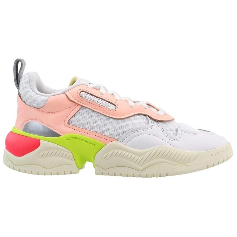 Женские кроссовки adidas originals Super Court RX (белый / розовый) — фото 2
