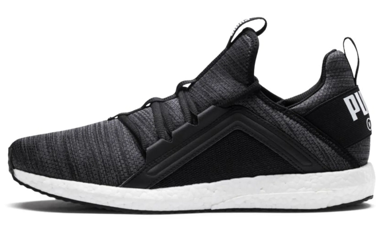PUMA Mega Energy Heather Knit Low Top Sneakers Black