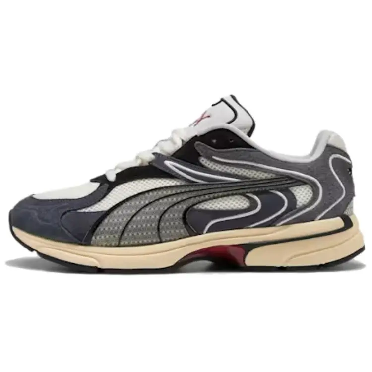 PUMA EXTOS Abrasion Resistant Low top Casual Shoes Unisex White Gray