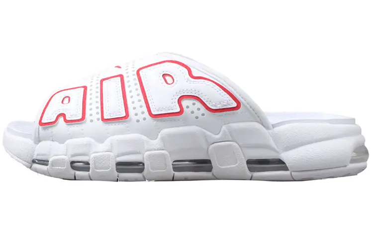 Nike Air More Uptempo White University Red Women's