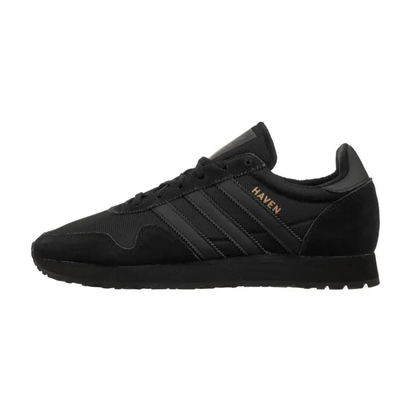 Adidas Originals Haven Slip Resistant Abrasion Resistant Low top Casual Shoes Men's Black
