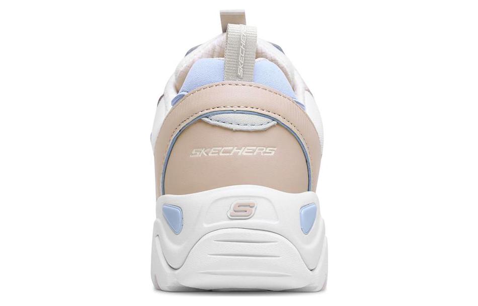 Женские кроссовки Skechers D'LITES 2.0 (розово-белые) — Розовыйбелый — фото 5