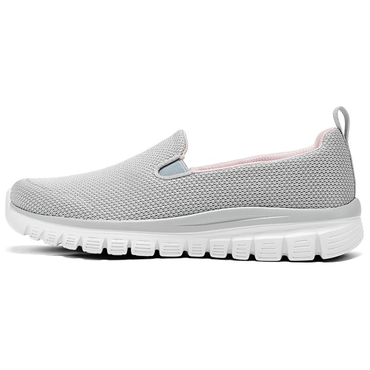 Skechers Sports Life Collection Comfortable Low top Casual Shoes Women’s Gray Pink