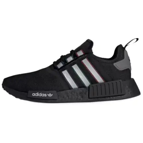 Adidas Originals NMD_R1 'Black Silver Burgundy'