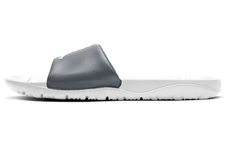 Air Jordan Break Silver White Slippers