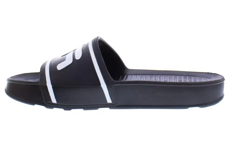 FILA Comfortable Rubber Sole Slip Resistant Slippers Women's Black