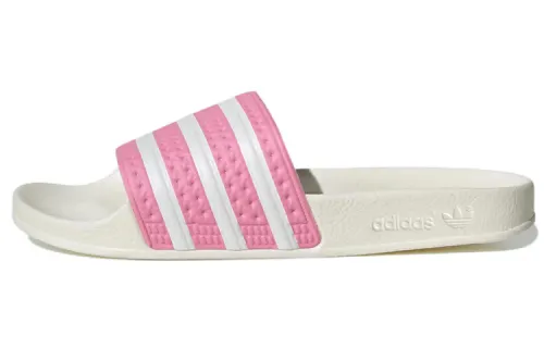 Adidas Originals Adilette Athleisure Slide Slippers Women's Pink White