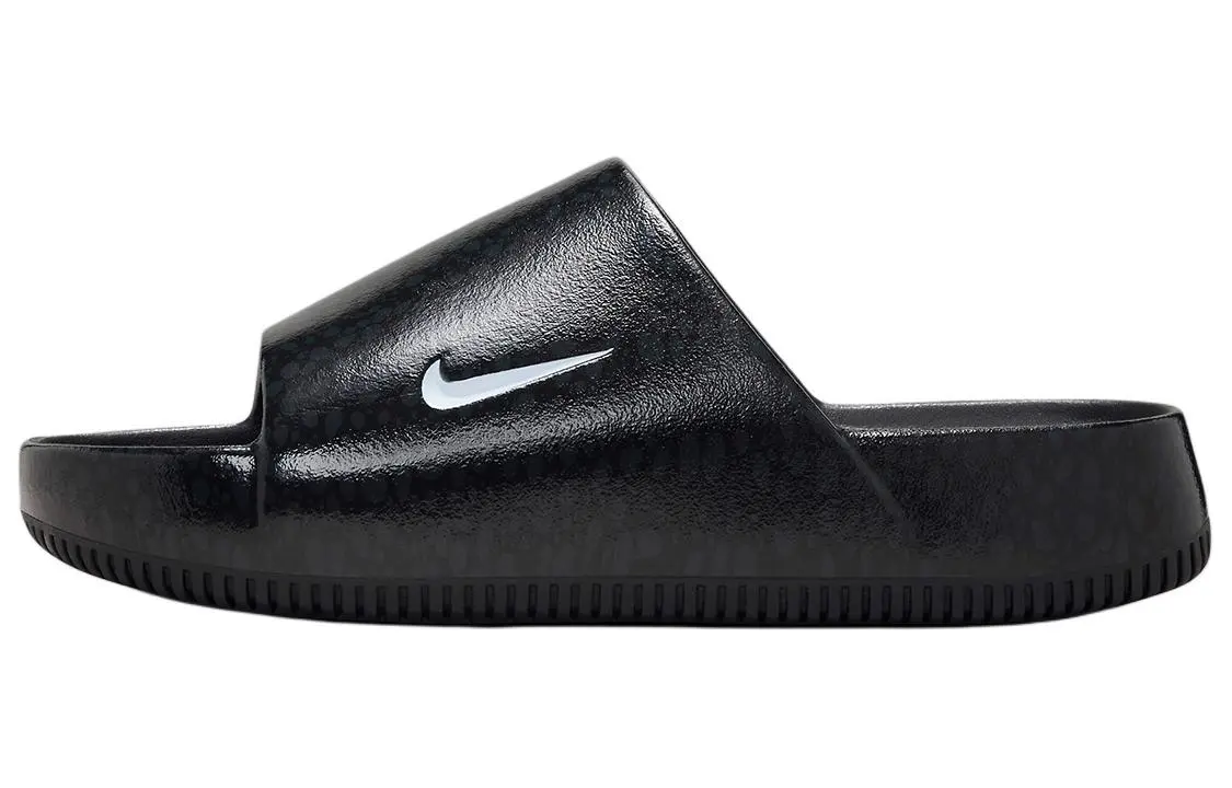 Nike Calm Slide Comfortable Round Toe Slide Slippers Women's Black