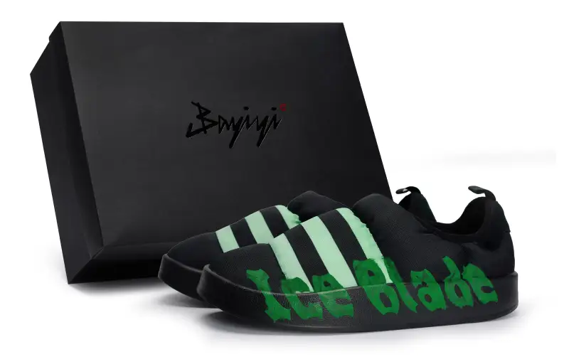 Adidas Originals Puffylette 811 Manufacturing, Mint Ice Brew Green, Special Shoe Box Abrasion Resistant