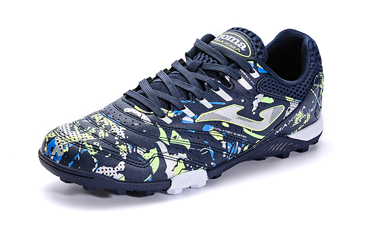 Joma TF Turf Abrasion Resistant Slip Resistant Soccer Shoes Men’s Dark Blue