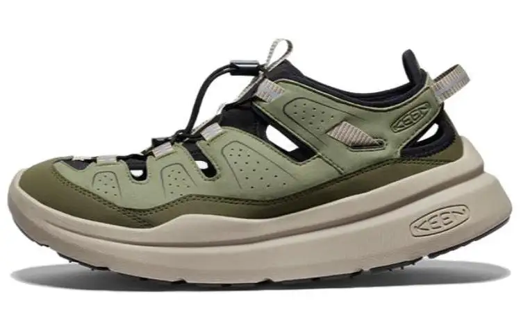 Keen WK450 Comfortable Low top Casual Shoes Men's Green Black