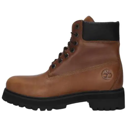 Timberland 6 Inch Short Combat Boots Men's Brown