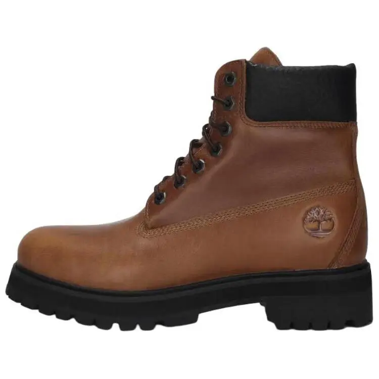 Timberland 6 Inch Short Combat Boots Men's Brown