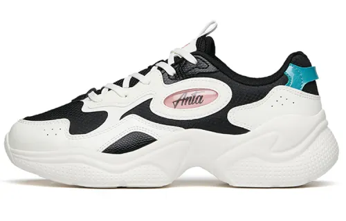 ANTA Casual Shoes Women's Low Top White/Black/Blue