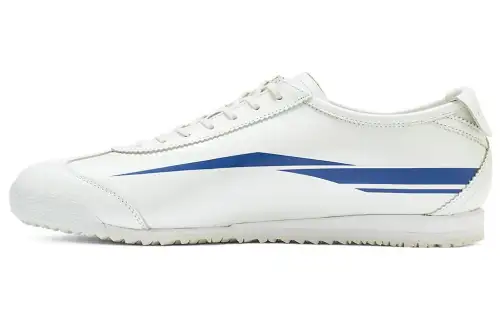 Onitsuka Tiger MEXICO 66 Cushioning Slip Resistant Abrasion Resistant Low top Casual Shoes Unisex White Blue