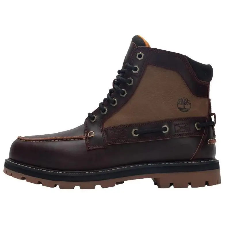 Timberland Short Combat Boots Men's Brown