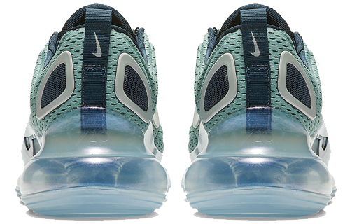 Женские кроссовки Nike Air Max 720 Northern Lights (серебристый / зеленый) — Серебристый / зелёный — фото 4